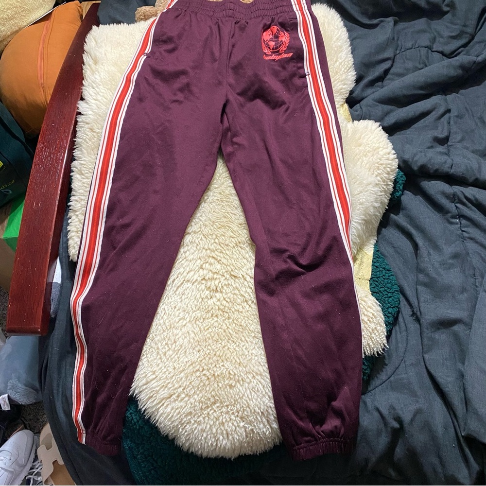 TNA Burgundy Track Pants